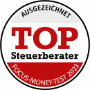Logo TOP Steuerberater Foucs Money 2023