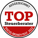 Logo TOP Steuerberater Foucs Money 2022