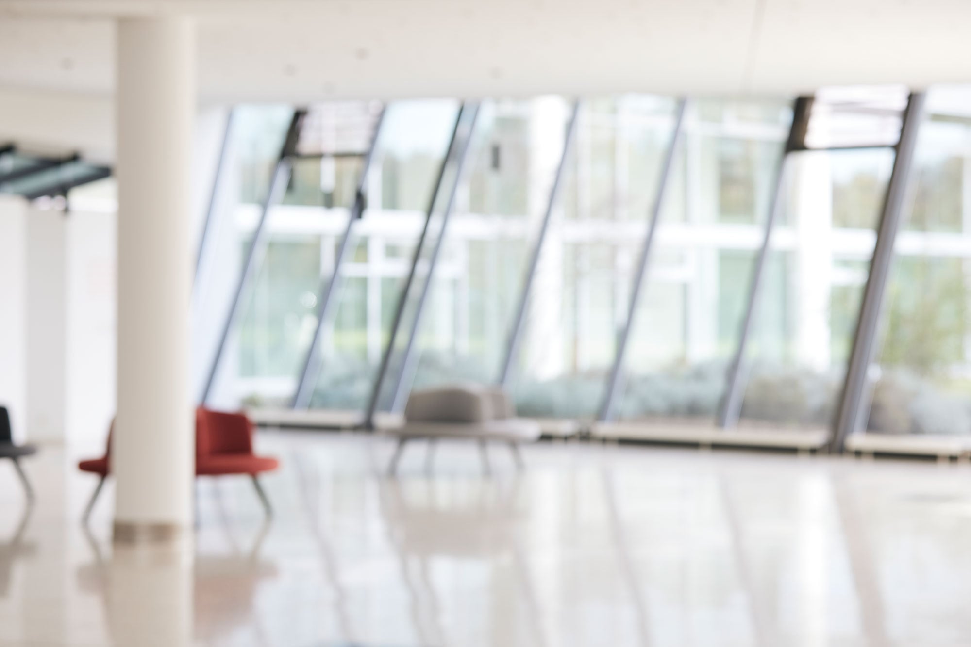 Rotes Bürogebäude Cura-Center in Speyer