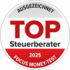 Logo TOP Steuerberater Foucs Money 2025